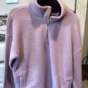 Sherpa Purple Pullover 1/4 ZIP